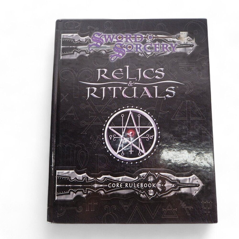Swords Sorcery Relics & Rituals Dungeons & Dragon by Gary Gygax 2001 Hardcover‎
